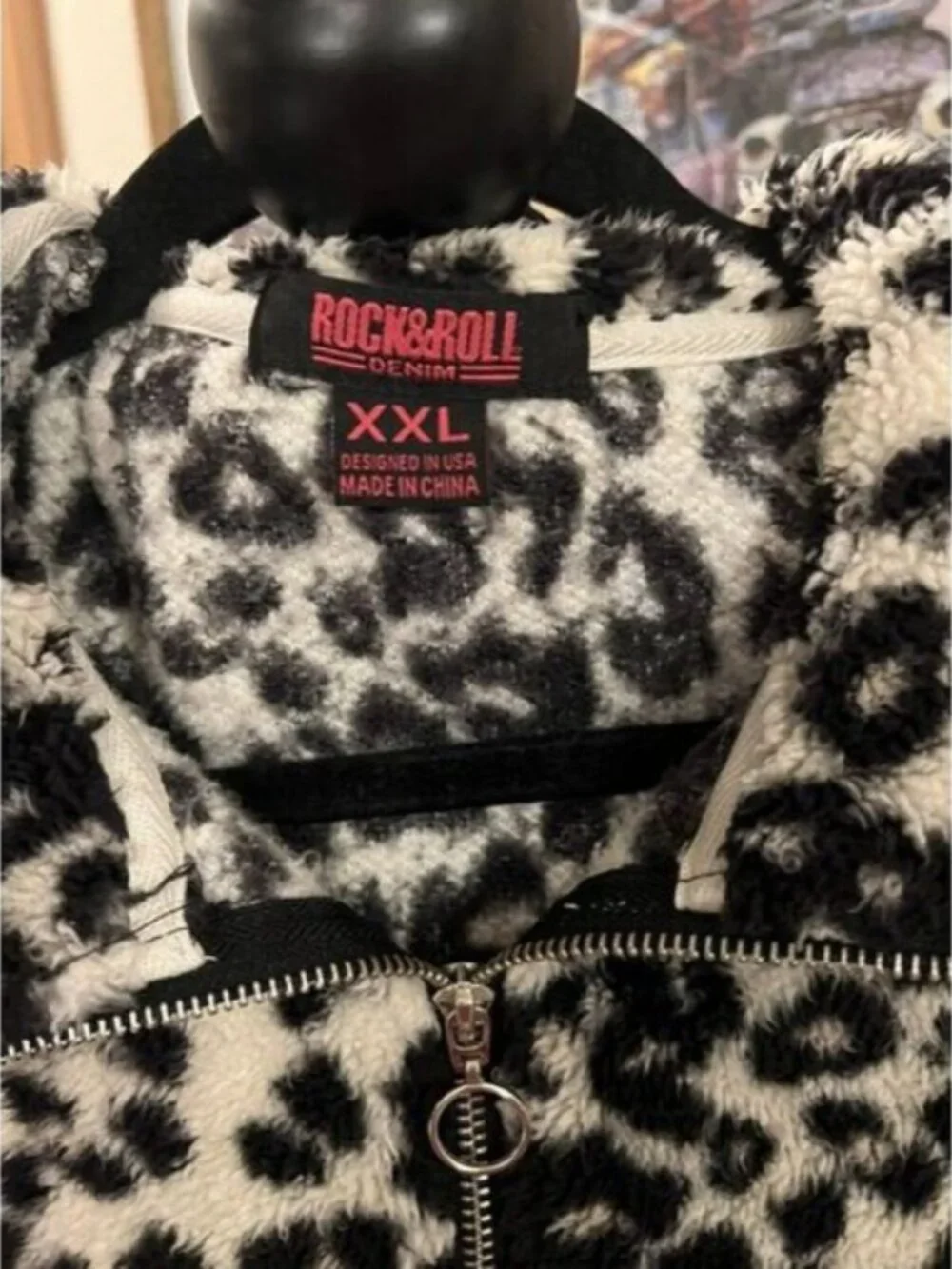 Rock‎ N Roll Girls Cheetah Pullover Jacket XXL